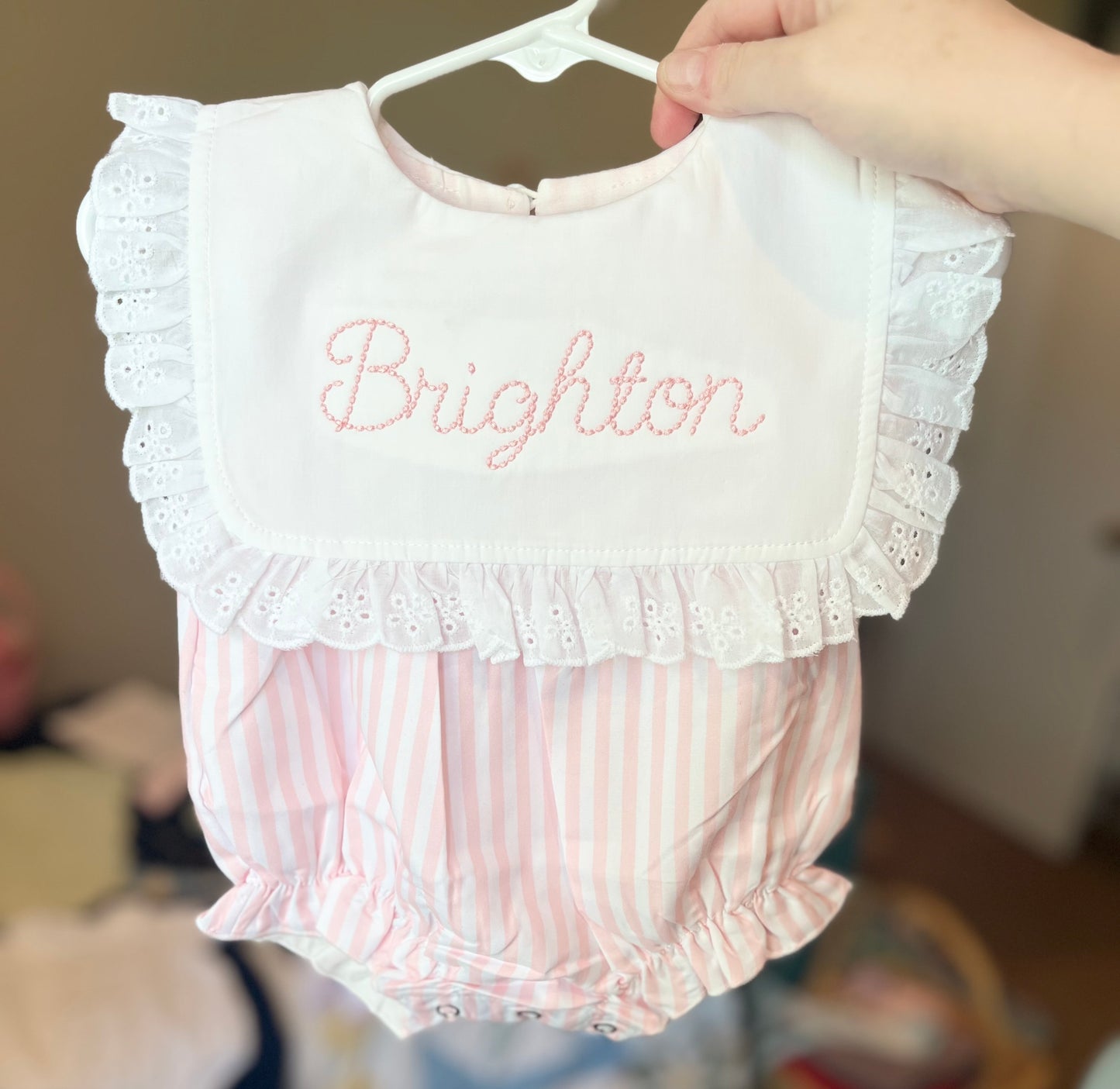 Pink stripe bubble