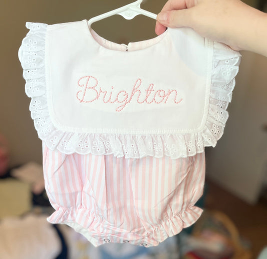 Pink stripe bubble