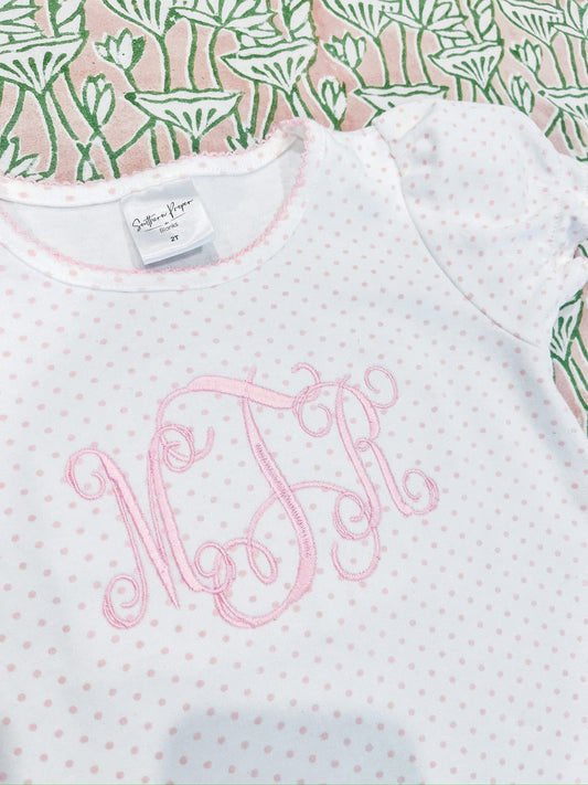 PREORDER - Bitty dot dress (ships end of Aug.)