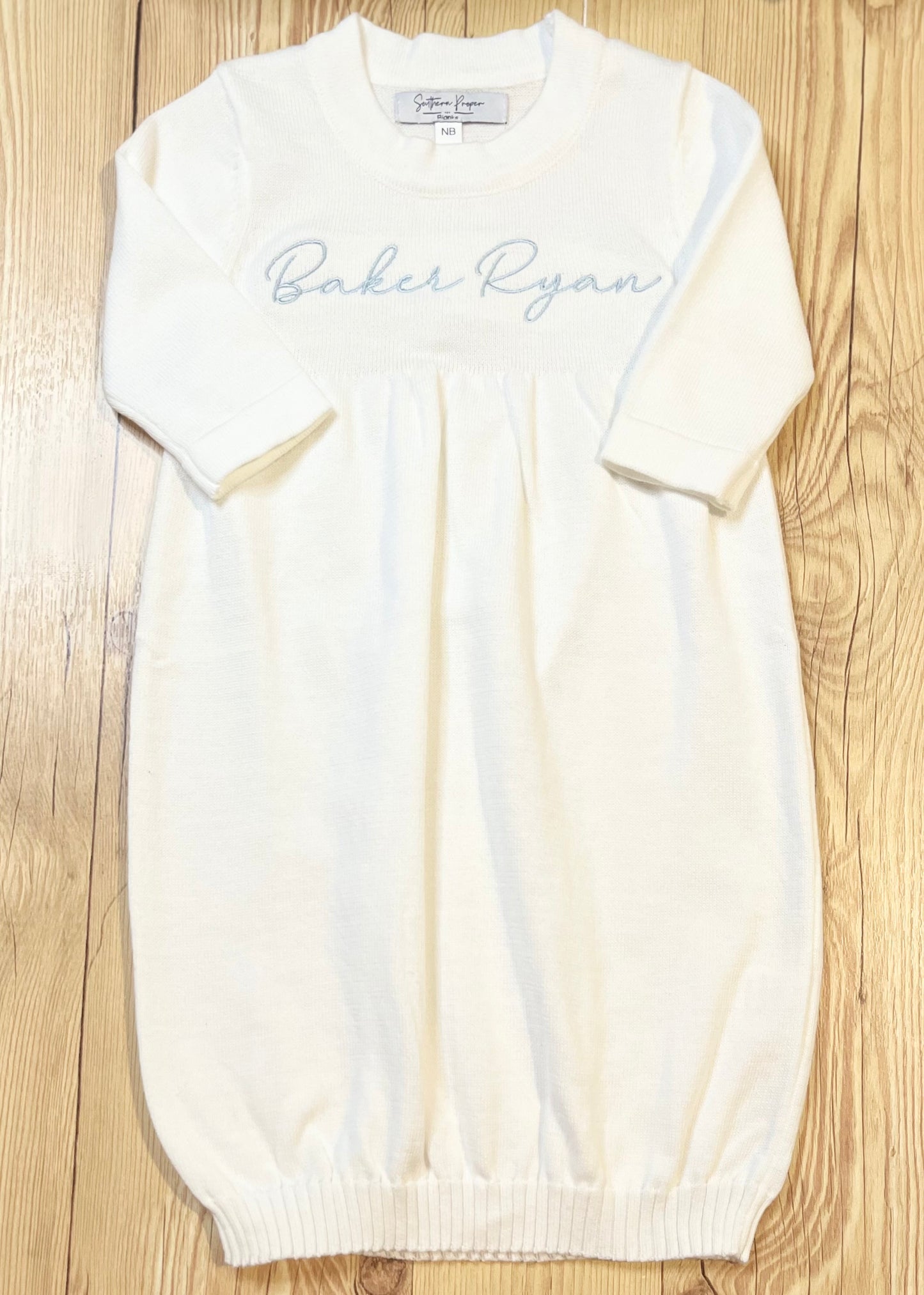 Knit gown