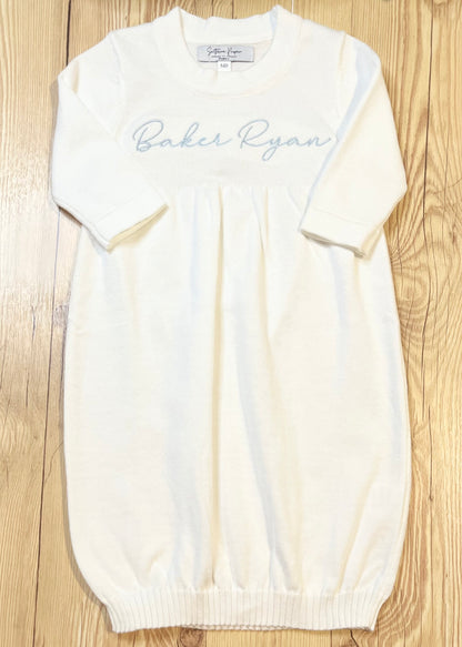 Knit gown