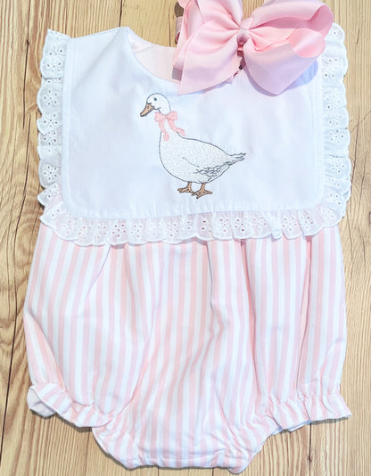 Pink stripe bubble