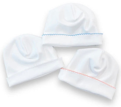 Picot trim hat