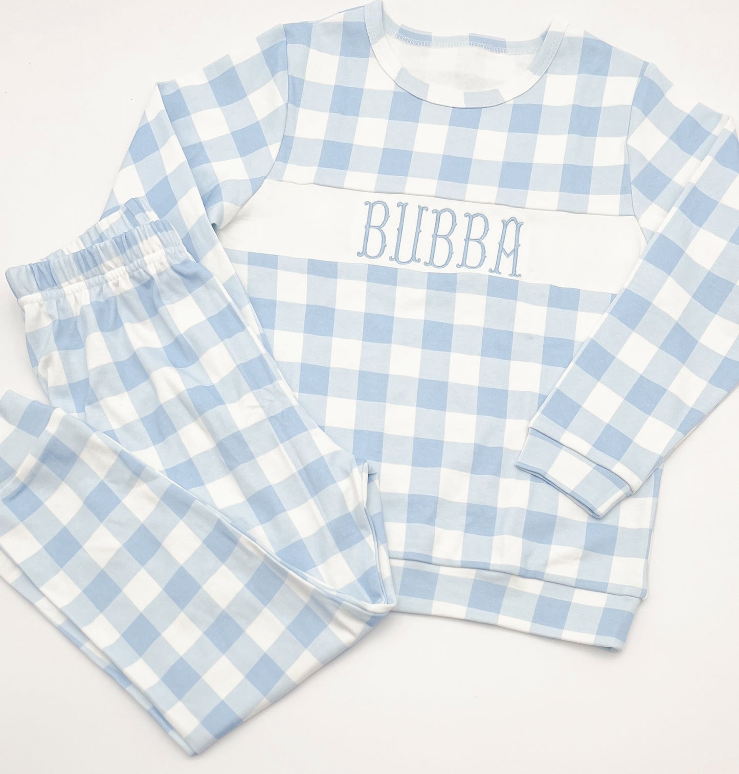 PREORDER - Gingham jogger set (ships beg. Nov.)