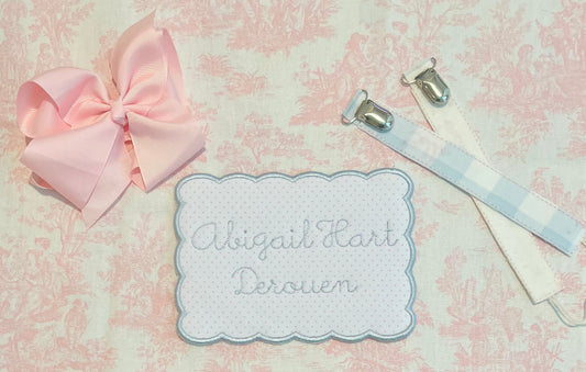 Child name plaque