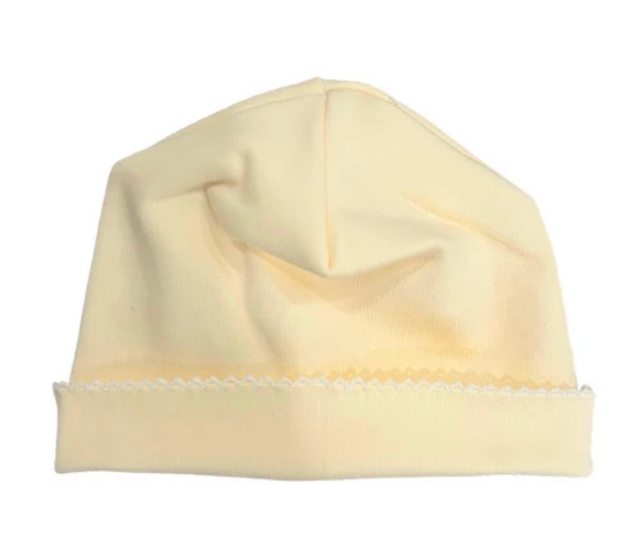 Picot trim hat