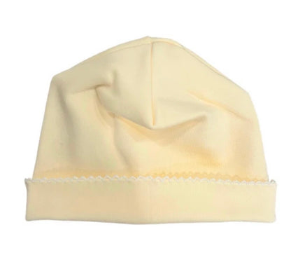 Picot trim hat