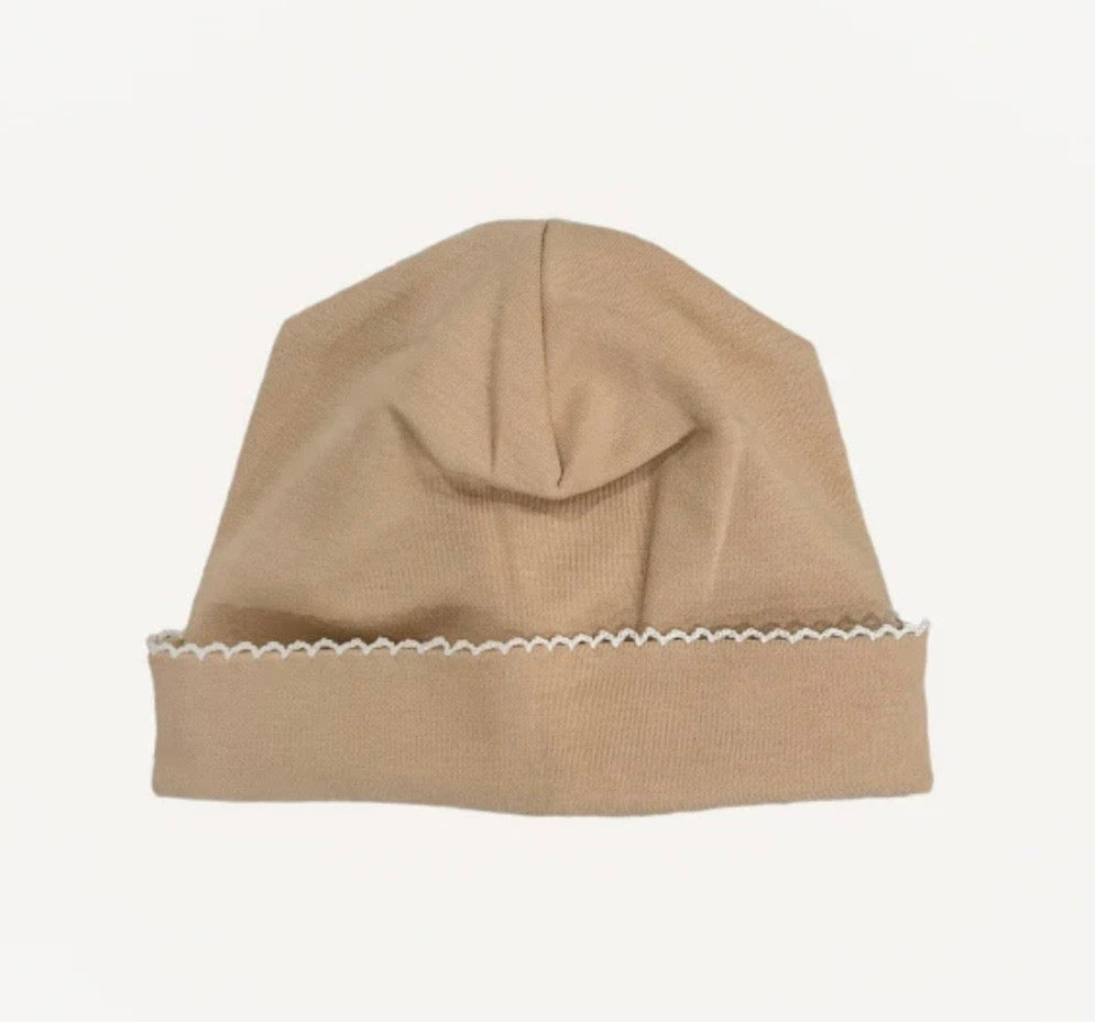 Picot trim hat