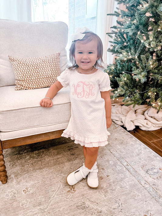 PREORDER - Bitty dot dress (ships end of Aug.)