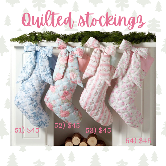 Quilted Christmas Stockings